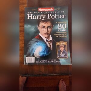 Harry Potter Magazine with Blue Magical Cover